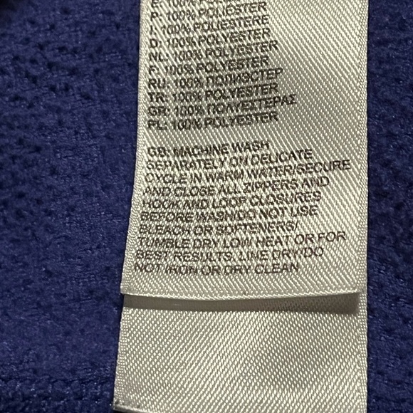 The North Face Fleece Purple Jacket Sz Med - Picture 7 of 8